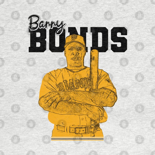 Barry Bonds || Black retro by Aloenalone